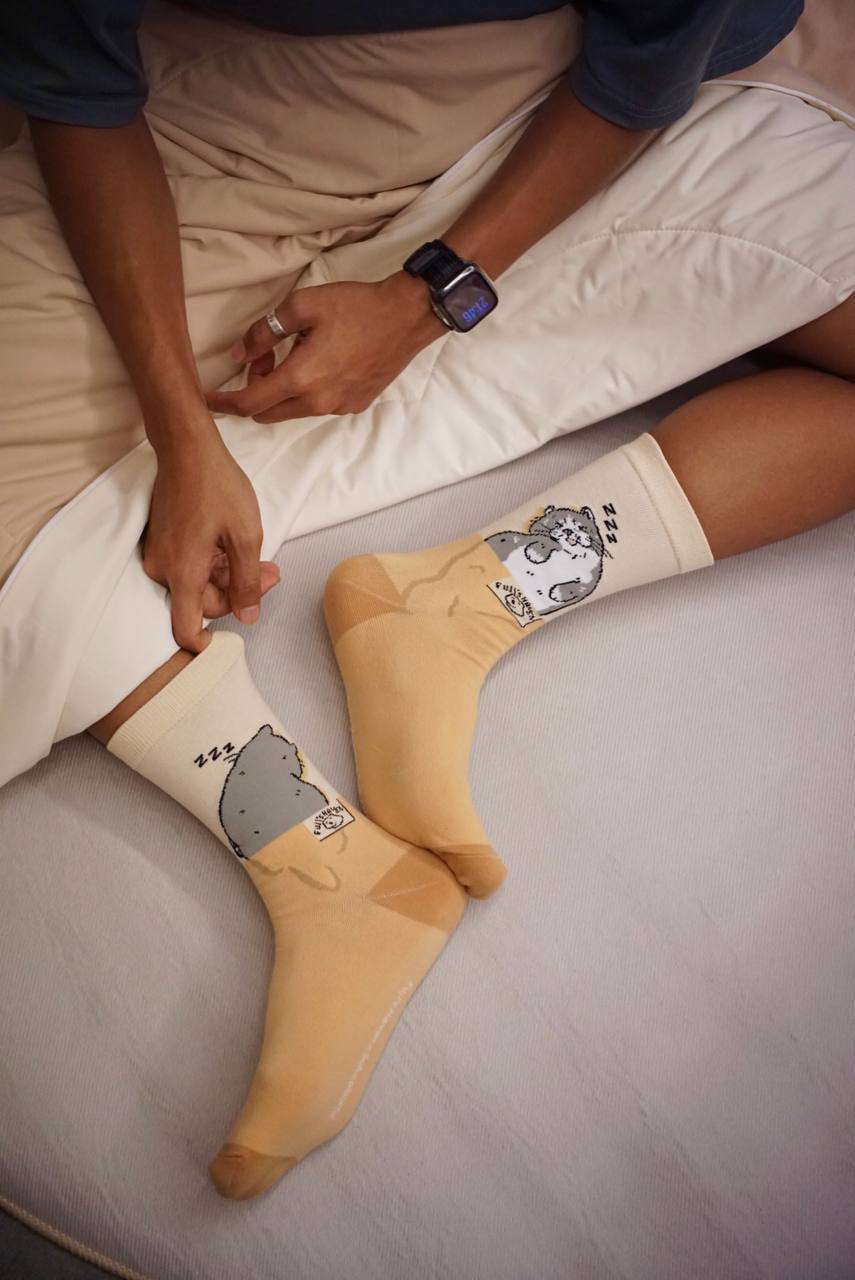 Limited Edition "Let's Sleep in" Socks