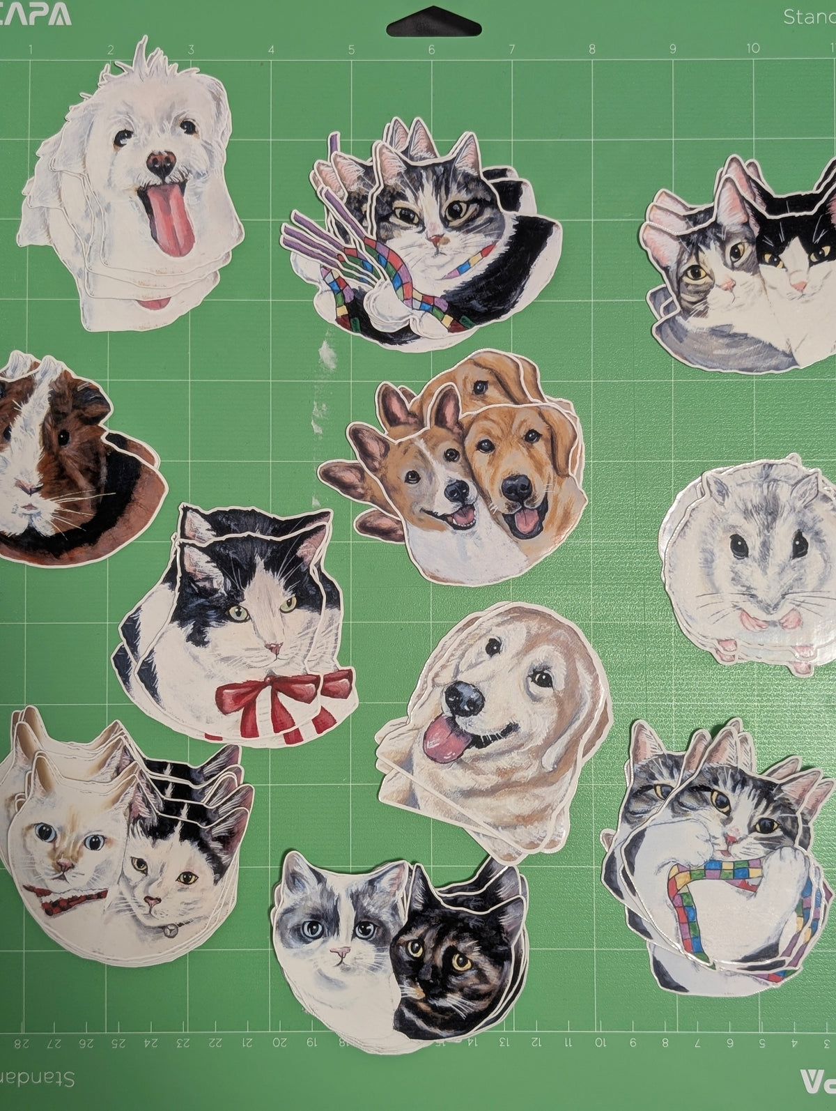 Add Matching Stickers